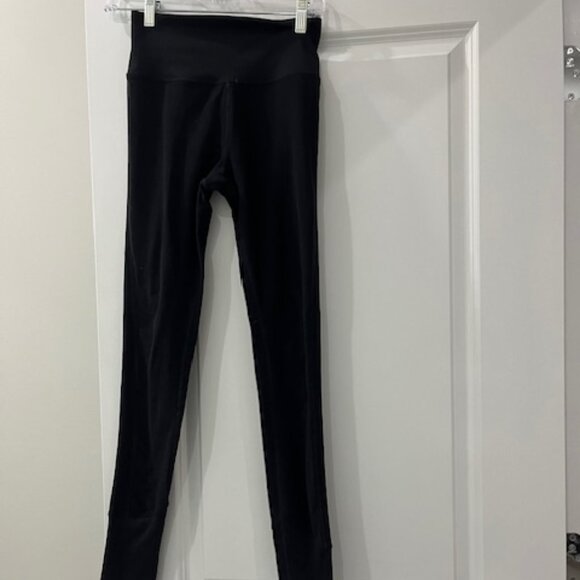 Alo High Waist Alosoft Lounge Legging - Black Size Small - Picture 4 of 7